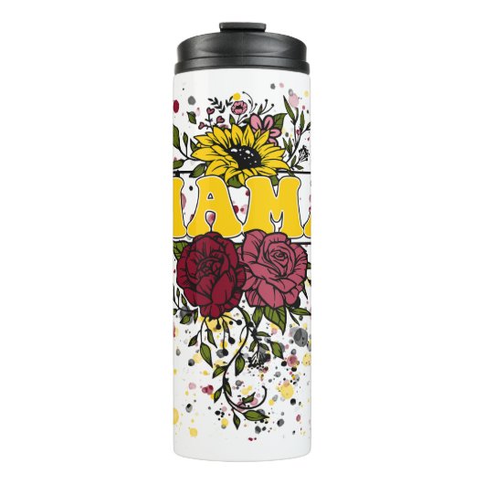 Bouteilles Isothermes Fleurs Mama (Devant)