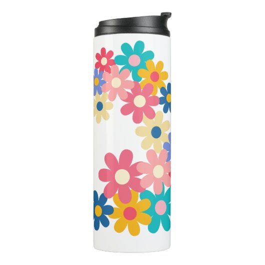 Bouteilles Isothermes Fleurs mignonnes (Tourné sur la gauche)