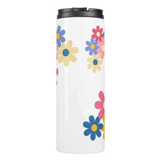 Bouteilles Isothermes Fleurs mignonnes (Dos)