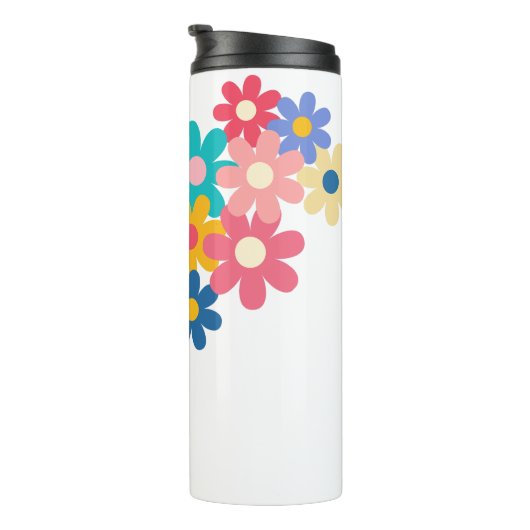 Bouteilles Isothermes Fleurs mignonnes (Tourné sur la droite)