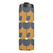 Bouteilles Isothermes Fleurs modernes rétro : Scandinave Géométrique. (Devant)