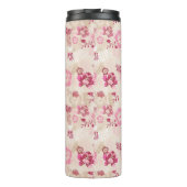 Bouteilles Isothermes Fleurs modernes roses mignonnes motif Haut basket (Dos)