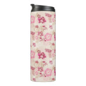 Bouteilles Isothermes Fleurs modernes roses mignonnes motif Haut basket (Tourné sur la droite)