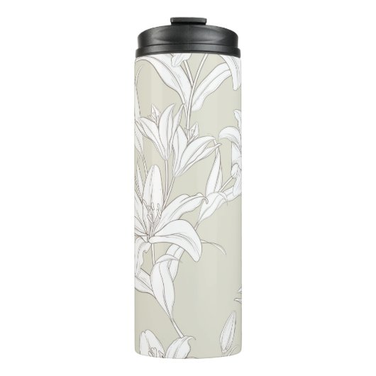 Bouteilles Isothermes Fleurs Motif 9 (Devant)