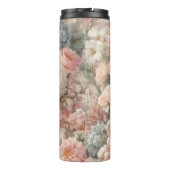 Bouteilles Isothermes Fleurs Pastel Shabby Chic Rose Floral (Dos)