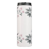 Bouteilles Isothermes Fleurs roses modernes (Dos)