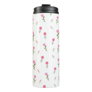 Bouteilles Isothermes fleurs roses motif