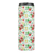 Bouteilles Isothermes Fleurs roses peintes à la main Motif Floral-23498 (Dos)