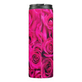 Bouteilles Isothermes Fleurs roses rose arrière - plan (Dos)