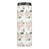 Bouteilles Isothermes Fleurs roses, Roses roses, Fleurs Aquarelles (Dos)