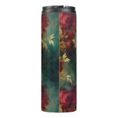 Bouteilles Isothermes Fleurs rouges blanches vertes (Dos)