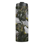 Bouteilles Isothermes Fleurs sauvages blancs (Devant)