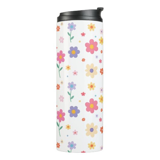 Bouteilles Isothermes Fleurs simples (Tourné sur la gauche)