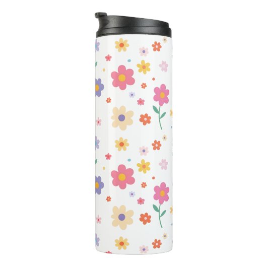 Bouteilles Isothermes Fleurs simples (Tourné sur la droite)