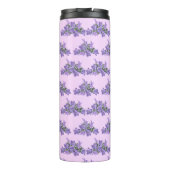 Bouteilles Isothermes Fleurs simples de lavande violette (Dos)