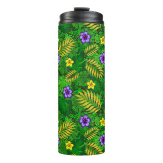 Bouteilles Isothermes fleurs tropicales