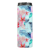 Bouteilles Isothermes Fleurs tropicales roses (Dos)