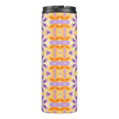 Bouteilles Isothermes Fleurs violet jaune orange (Dos)