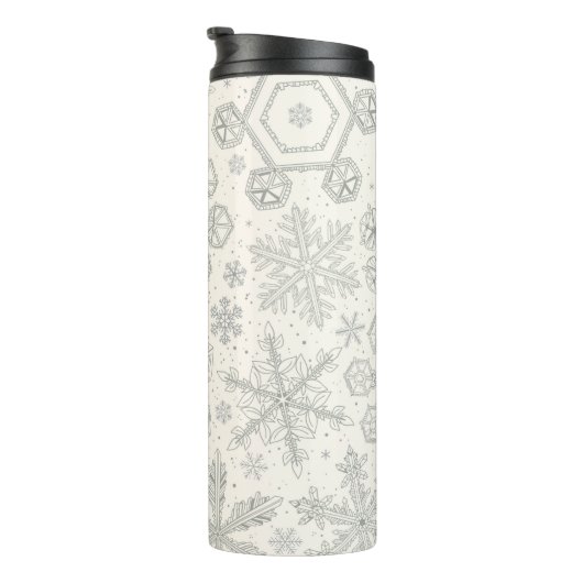 Bouteilles Isothermes Flocon de neige (Tourné sur la droite)