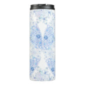 BOUTEILLES ISOTHERMES FLOCON DE NEIGE BLEU GLACE (Dos)