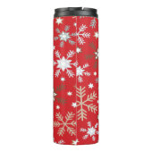 Bouteilles Isothermes Flocons Rouges  (Dos)