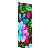 Bouteilles Isothermes Floral Abstrait #409 - (Tourné sur la droite)