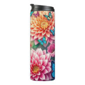 Bouteilles Isothermes Floral Avec Conception Peacock (Tourné sur la droite)