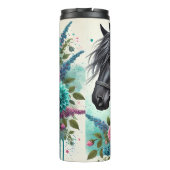 Bouteilles Isothermes Floral Black Horse Braided Mane (Dos)