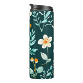 Bouteilles Isothermes Floral bleu et blanc (Tourné sur la droite)