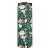 Bouteilles Isothermes Floral d'hiver | Monogramme de vacances (Dos)