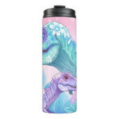 Bouteilles Isothermes Floral Dinosaurs Pastel Blossom Beauty (Devant)