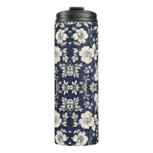 Bouteilles Isothermes Floral en bleu