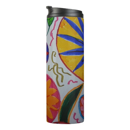 Bouteilles Isothermes Floral moderne (Tourné sur la droite)