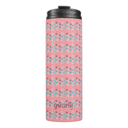 Bouteilles Isothermes Floral moderne rustique (Devant)