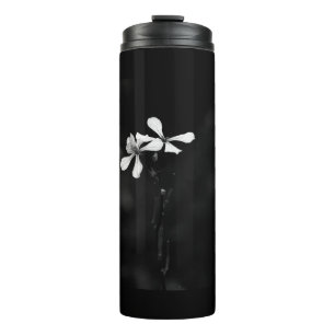 Bouteilles Isothermes floral noir et blanc minimal