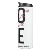 Bouteilles Isothermes Floral Nope (Tourné sur la droite)