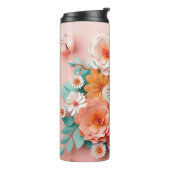 Bouteilles Isothermes Floral & Papillon -LT Rose- Sélecteur thermique mi (Tourné sur la gauche)