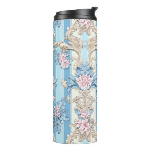Bouteilles Isothermes Floral pastel baroque