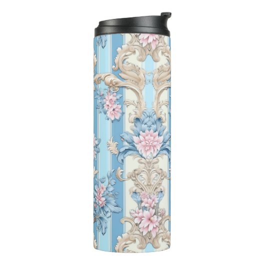 Bouteilles Isothermes Floral pastel baroque (Tourné sur la gauche)