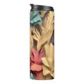 Bouteilles Isothermes Floral Pastel rose 3D (Tourné sur la droite)