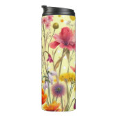 Bouteilles Isothermes Floral Pattern Travel Tumbler Cup (Tourné sur la droite)
