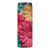 Bouteilles Isothermes Floral rose 3D (Dos)