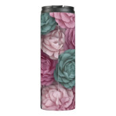 Bouteilles Isothermes Floral rose et bleu 3D (Dos)