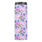 Bouteilles Isothermes Floral Rose Violet Fleurs Motif-36841 (Dos)