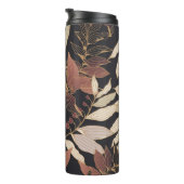 Bouteilles Isothermes Floral seamless pattern with leaves on a dark back (Tourné sur la droite)