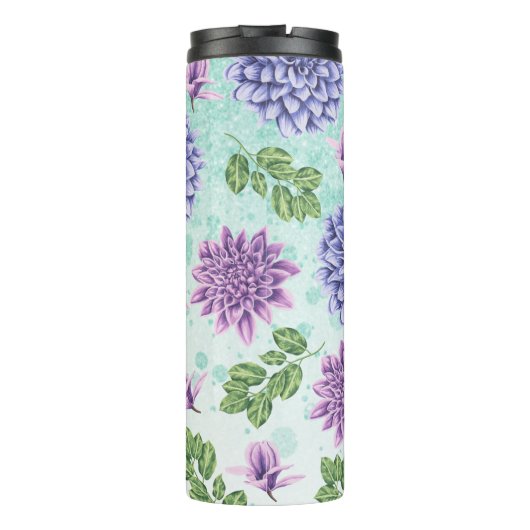 Bouteilles Isothermes *~* Floral Succulent Parties scintillant Girly (Dos)