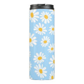 Bouteilles Isothermes Floral thermal mug, daisy flowers (Dos)