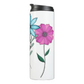 Bouteilles Isothermes Florales colorées (Tourné sur la droite)