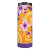 Bouteilles Isothermes Florales D'Été Vibrantes - Style Dopamine (Dos)