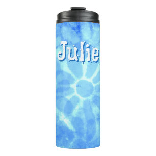 Bouteilles Isothermes Flore Bleu Varié Fleur Personnalisé